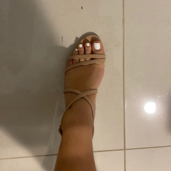 david’s bridal strappy sandal - Picture 5 of 5